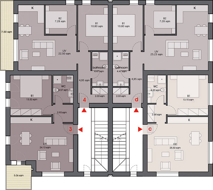 Amadeo II first floor plan