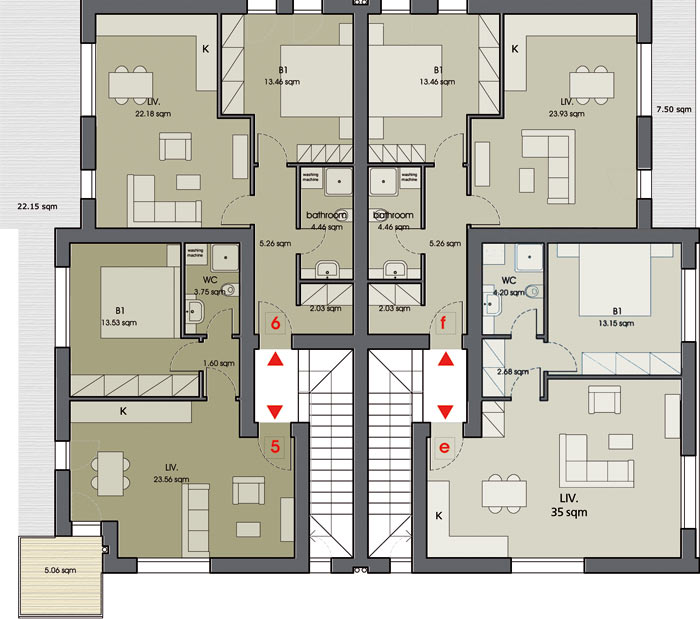 Amadeo II second floor plan