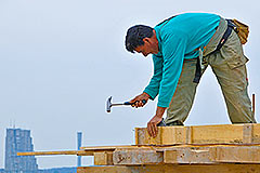 Rad na drugom delu ploče drugog sprata na Amadeu II