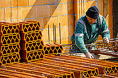 Rad na drugom delu ploče drugog sprata na Amadeu II