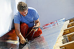 Instalacija limenih delova na spojevima krova