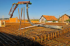 Pumpa za beton van akcije