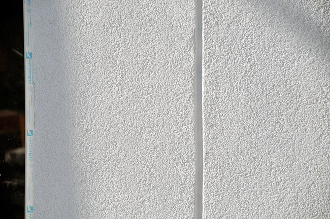 Baumit EdelPutz Extra once applied on the facade