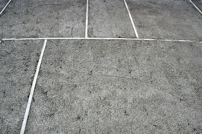 Thermal mortar just applied