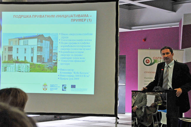 Amadeo was featured in the presentation of Mr Bojan Kovacic