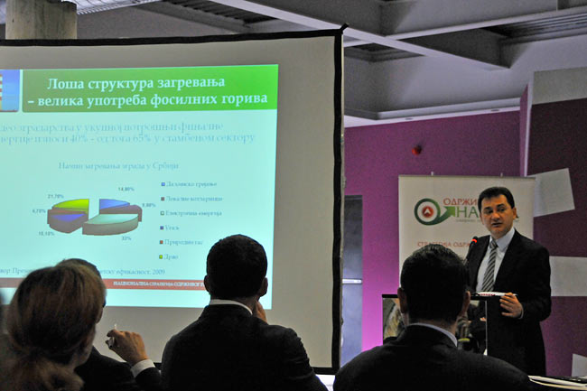 Božidar Đelić speaking at the Conference on Sustainable Development Strategy - 1