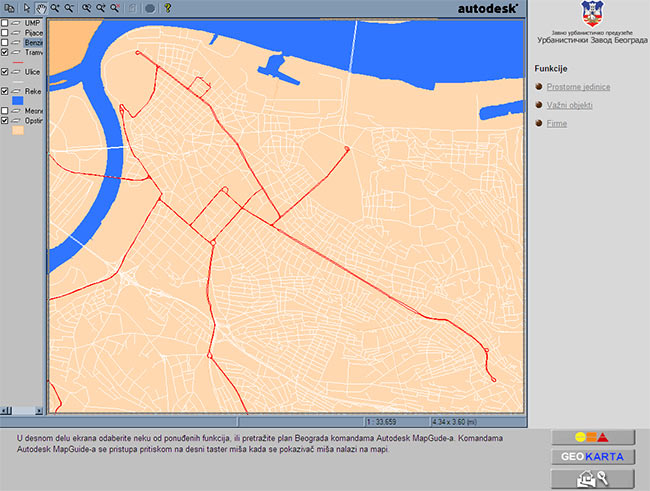 Coverage of Belgrade by detailed regulation plans and detailed urban plans
