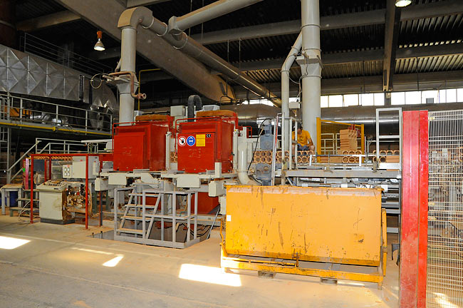 The production line doing rectification