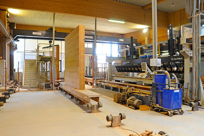 The production line of REDBLOC