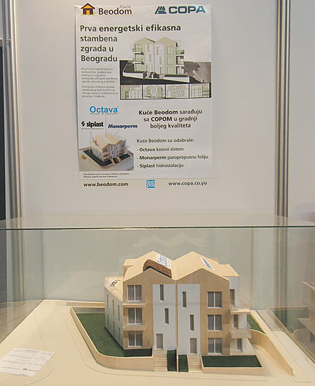 Amadeo model in COPA stand - 2