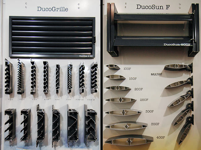 DucoGrille (Zahtevni industrijski ventilacioni sistem) i DucoSun (kontrola i zaštita od sunca)