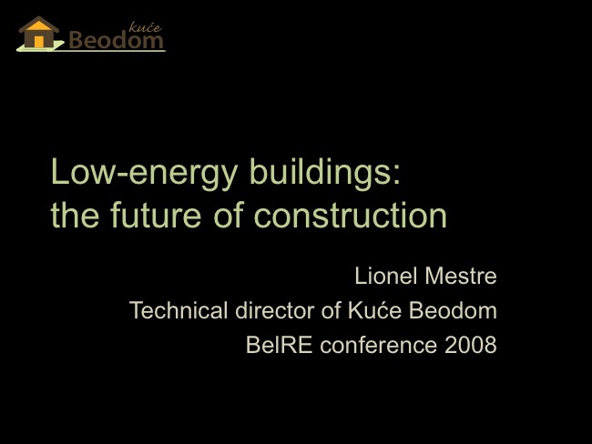 BelRE 2008 conference slide 1