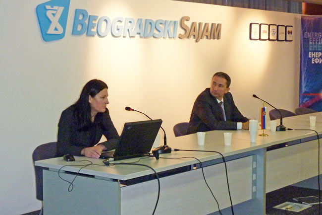 Milena Gojković-Mestre  govori na  konferenciji Energetika 2010 - 2