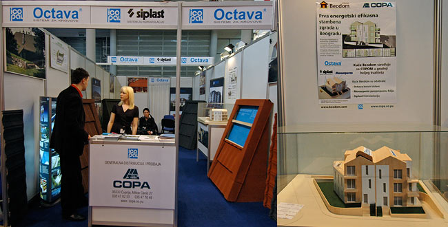 COPA stand with Amadeo model displayed at the SEEBBE 2008
