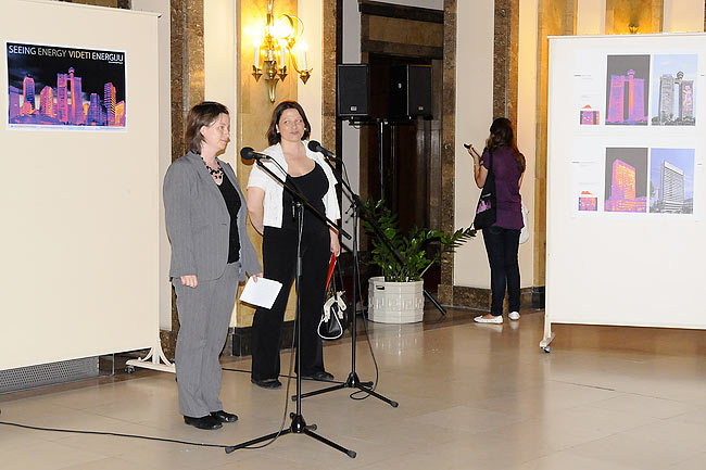 Heike Poerksen during her speech