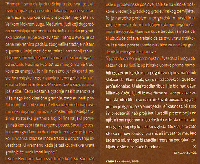 Vreme: “Square meter at 1350 euros” 03