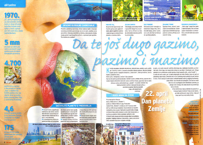 Blic Žena: “And even houses can save”