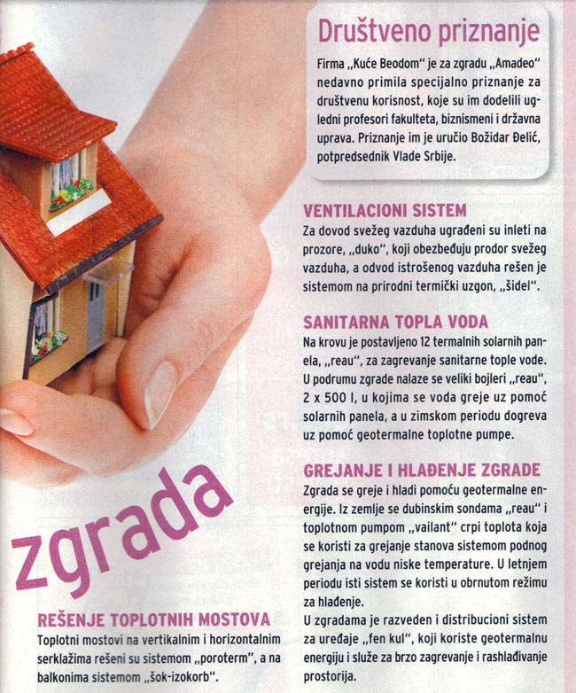 Blic Žena: “Building that saves energy” 02