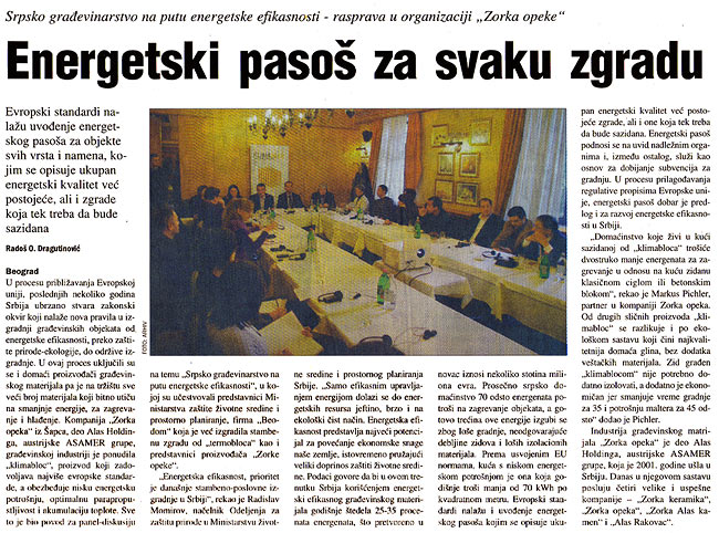Energetski pašos za svaku zgradu