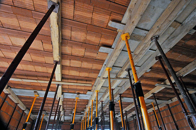 Amadeo first floor slab finished - view from below
