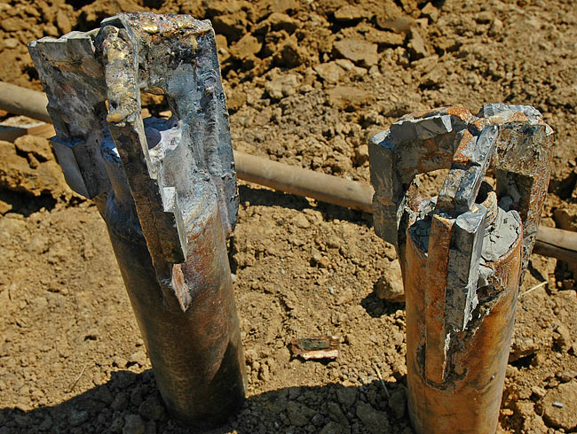 The tungsten-carbide drill bits
