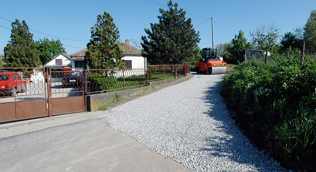 Making of the southeast road connecting Amadeo