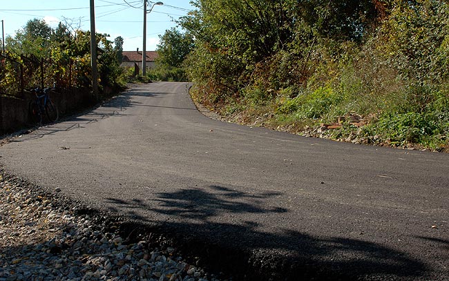 The new road around Amadeo's land