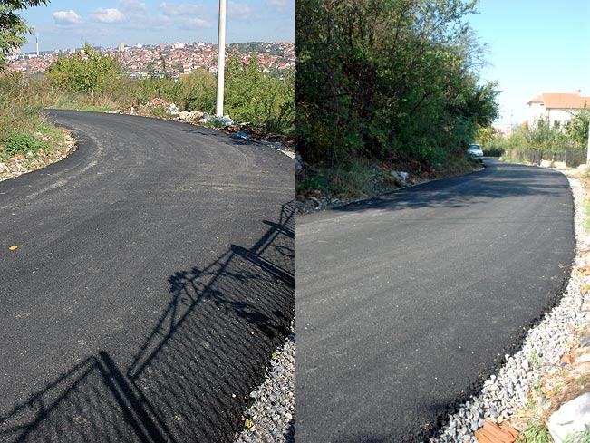 The new road around Amadeo's land