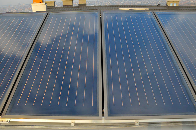 Konekcija između solarnih kolektora