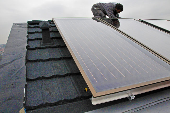 Pričvršćivanje solarnog kolektora
