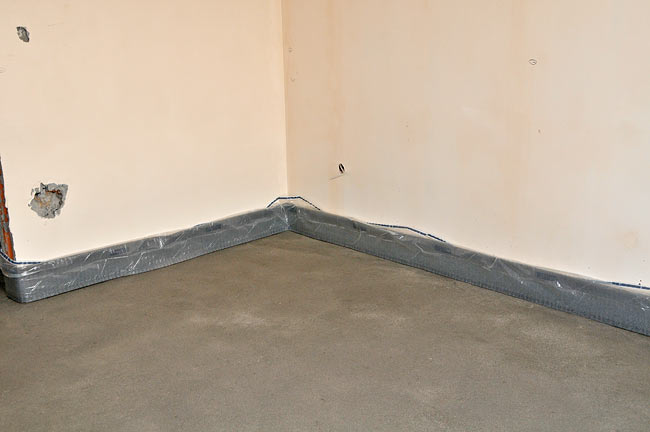 Rehau traka ivične izolacije je instalirana