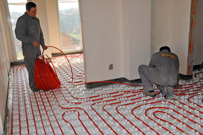 Instalacija petlje za podno grejanje - 1