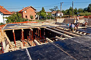 Making of Amadeo ground floor armed concrete slab