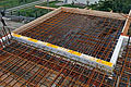 Installation of Schöck Isokorb elements on the balconies of Amadeo