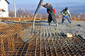 Making of the armed concrete ground floor slab of Amadeo&nbsp;II