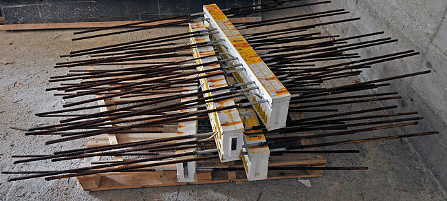 Schöck Isokorb Type K 12/10 (stronger type) on Kuće Beodom building site