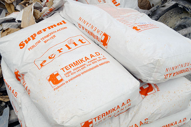 Vreće sa Termika Supermal, izolacionim malterom